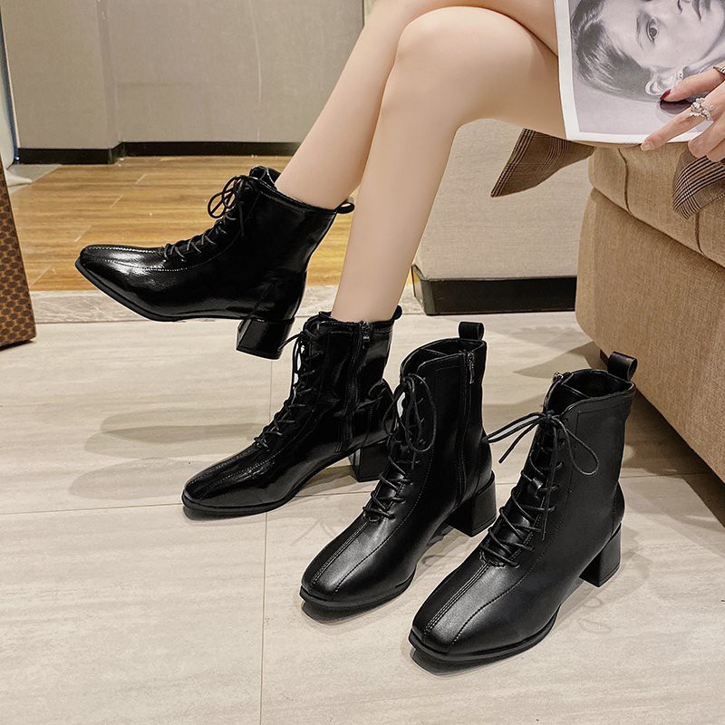 Giày big size nữ 40 - 43 boot nữ ngoại cỡ giá rẻ