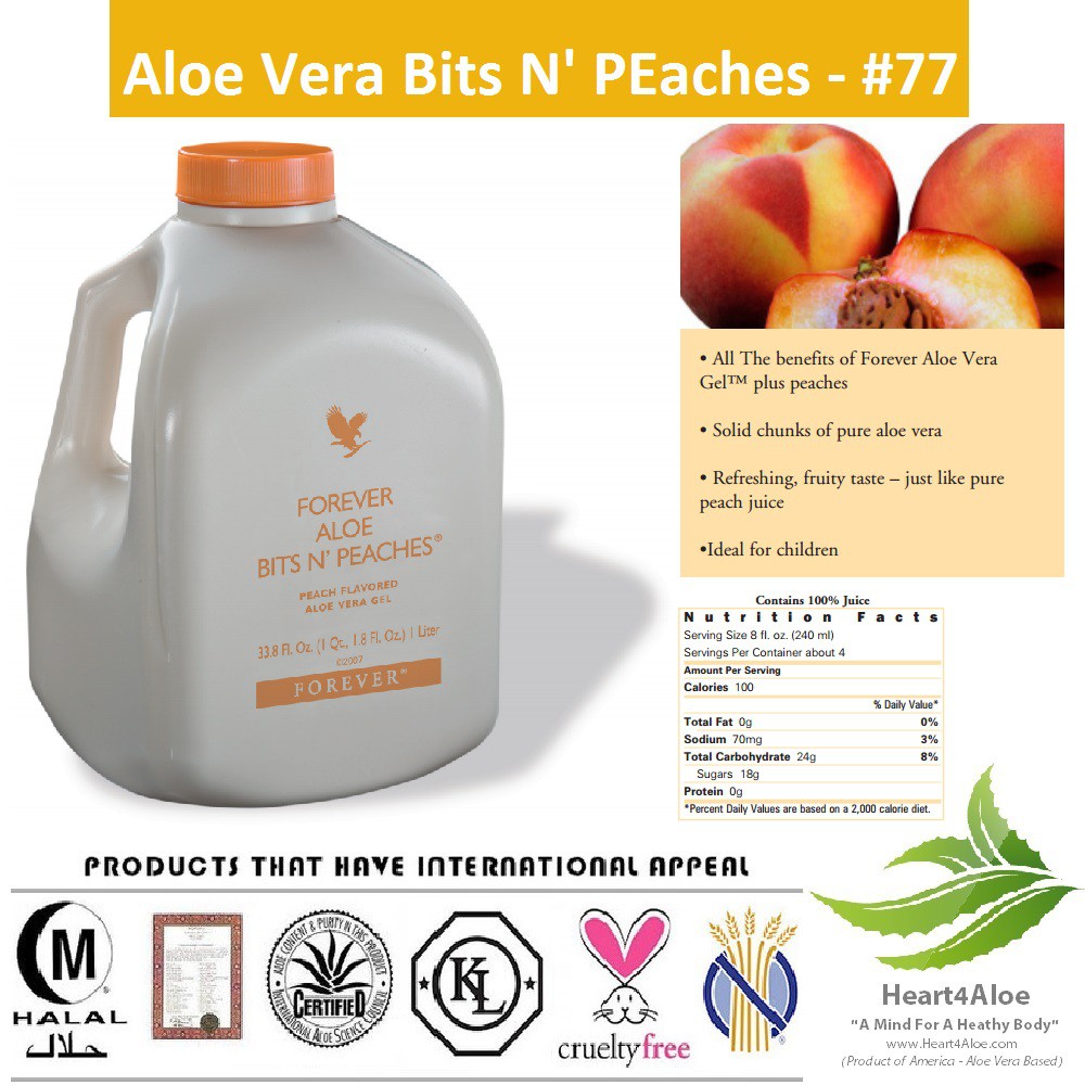 💥 [GIÁ SIÊU RẺ]💥 077 FLP  NƯỚC UỐNG DINH DƯỠNG  ALOE BITS N' PEACHES ( HƯƠNG ĐÀO LÔ HỘI)