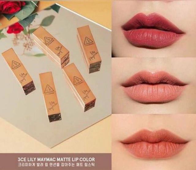 Chính Hãng SON LÌ 3CE MOOD RECIPE MATTE LIP COLOR 115,116,909