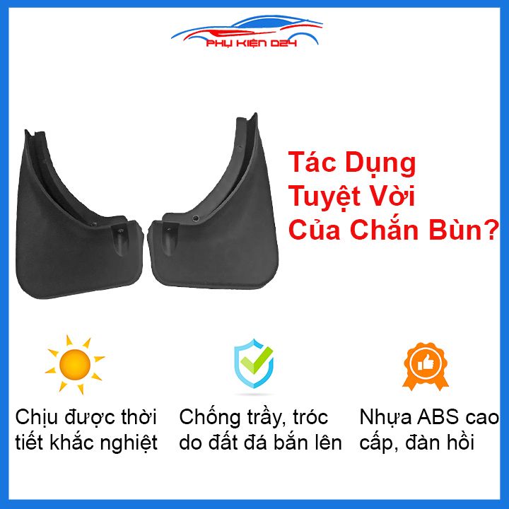 Bộ 4 chắn bùn chuẩn cho xe Seltos 2020-2021-2022-2023