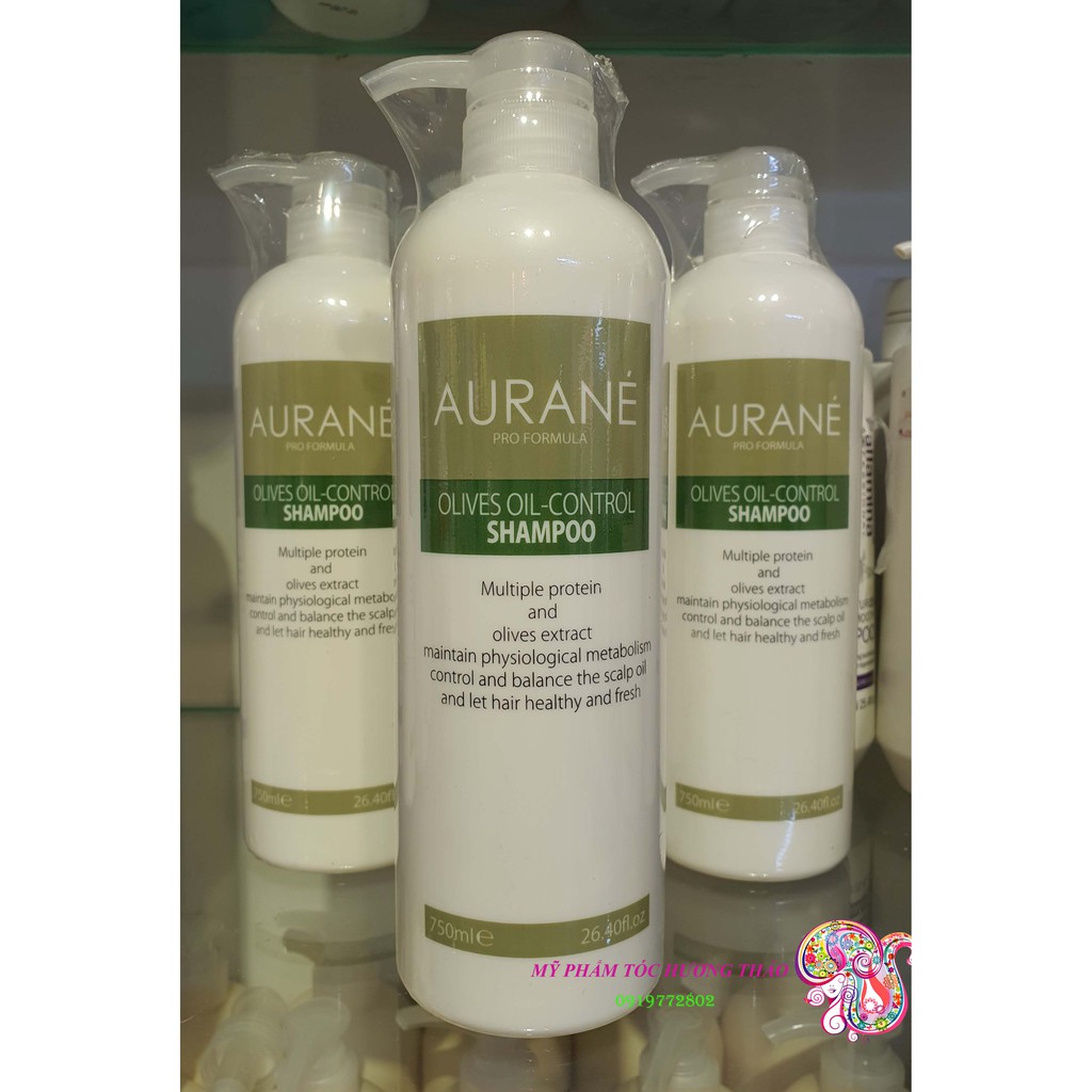 DẦU GỘI KIỂM SOÁT DẦU AURANE OLIVES OIL - CONTROL SHAMPOO 750ML