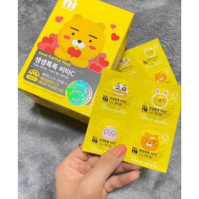 Kẹo ngậm Fresh Tok Tok Vita C