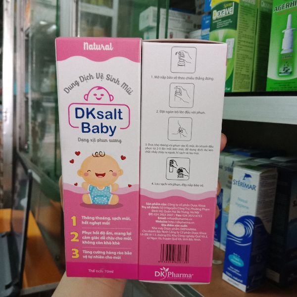 Dung dịch vệ sinh mũi DK Salt 60ml