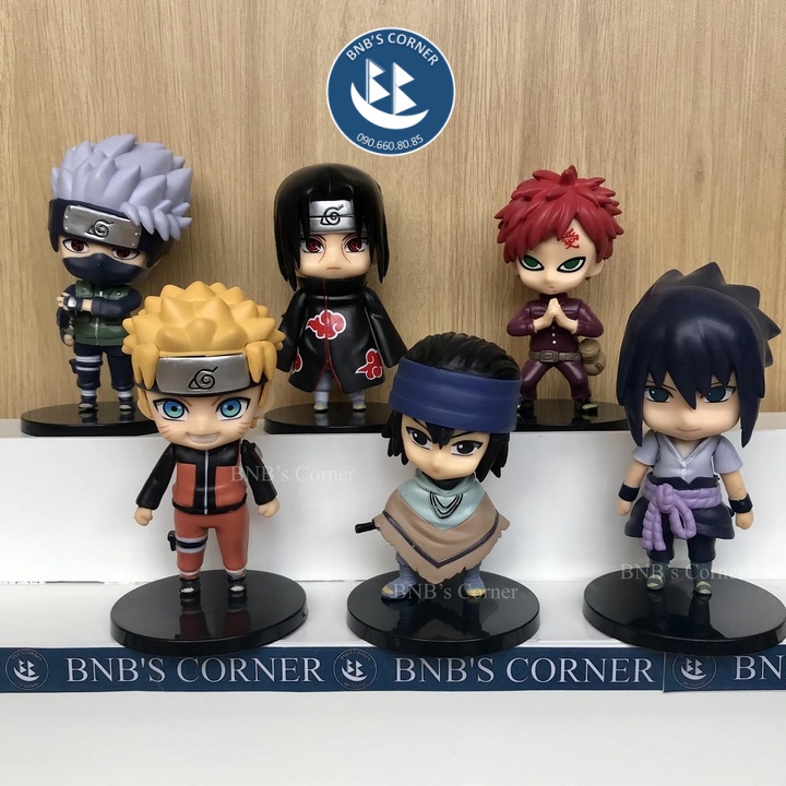 Mô hình nhân vật Naruto cao 8-10cm