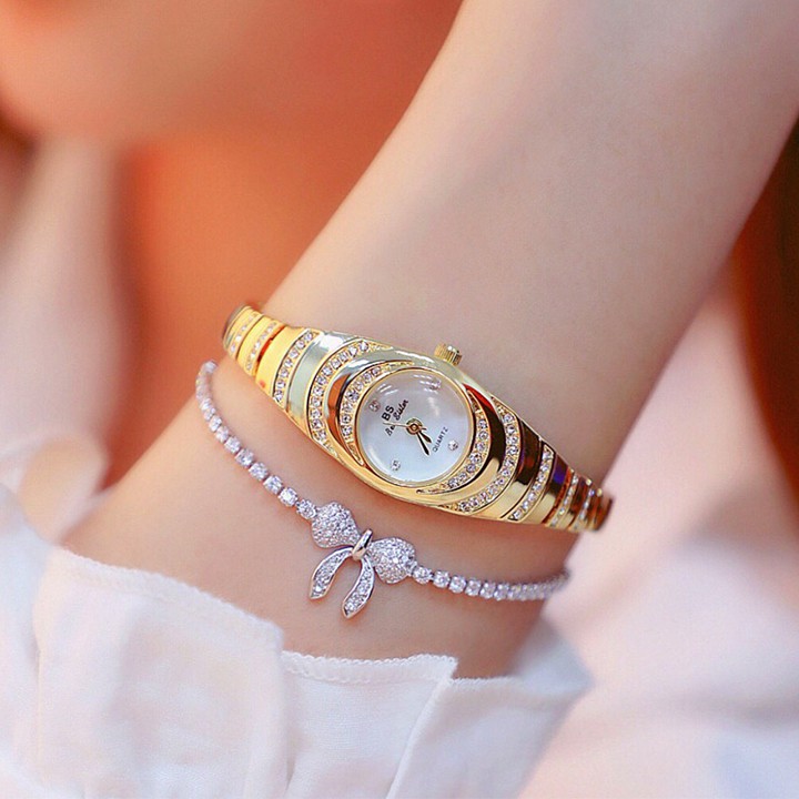 Đồng Hồ Nữ BS Mặt Mini Mẫu Mới Dây Thép Thời Trang