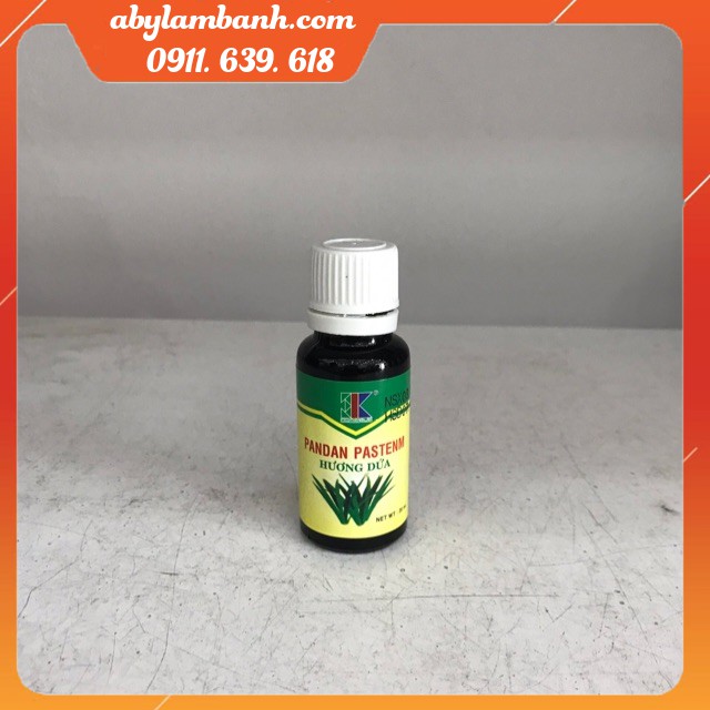 [Mã 156FMCGSALE hoàn 8% đơn 500K] 💢SIÊU RẺ 💢 Hương kèm màu 3K 20ml - lá dứa