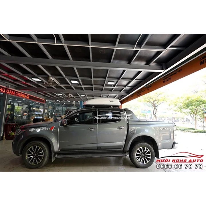 COMBO Cốp Nóc Mui Kiểu Phi Thuyền & Baga 2 Thanh Ngang Dành Cho Xe Chevrolet Orlando