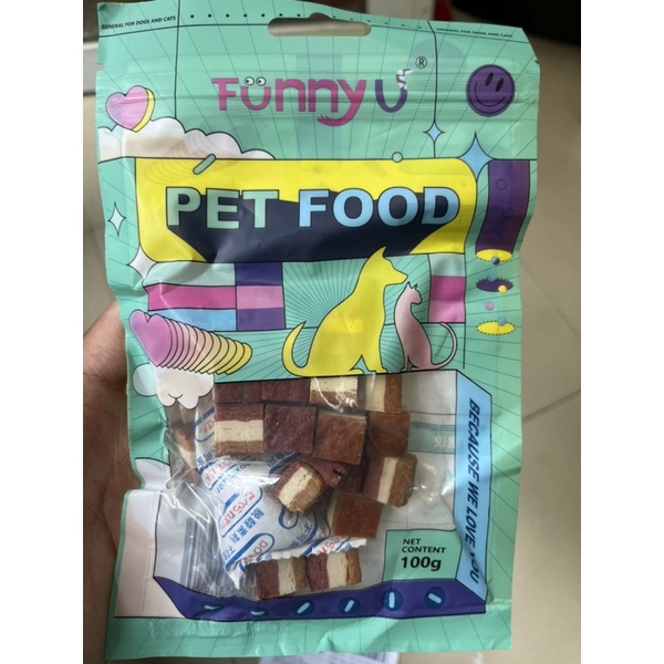Bánh thưởng cho chó Vị Thịt Bò Gói 100gr - Đảo Chó Mèo