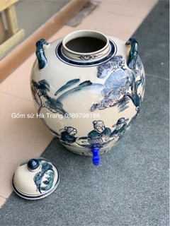 Bình nước gốm sứ Bát Tràng cao cấp