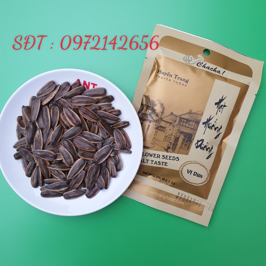 Hướng Dương Cha Cha Combo 5 Gói/Vị Dừa/Vị Truyền Thống/Vị Óc Chó (Gói 50G)