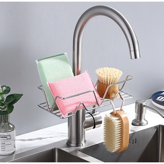 Kệ gắn bồn rửa chén inox đa năng (24x5x12cm)