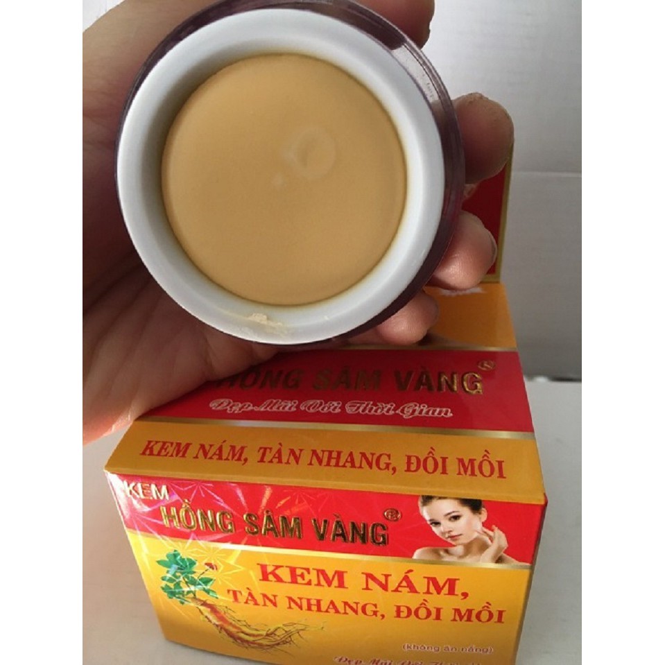 10g Kem Nám, tàn nhang, đồi mồi HỒNG SÂM VÀNG 5g và 10g