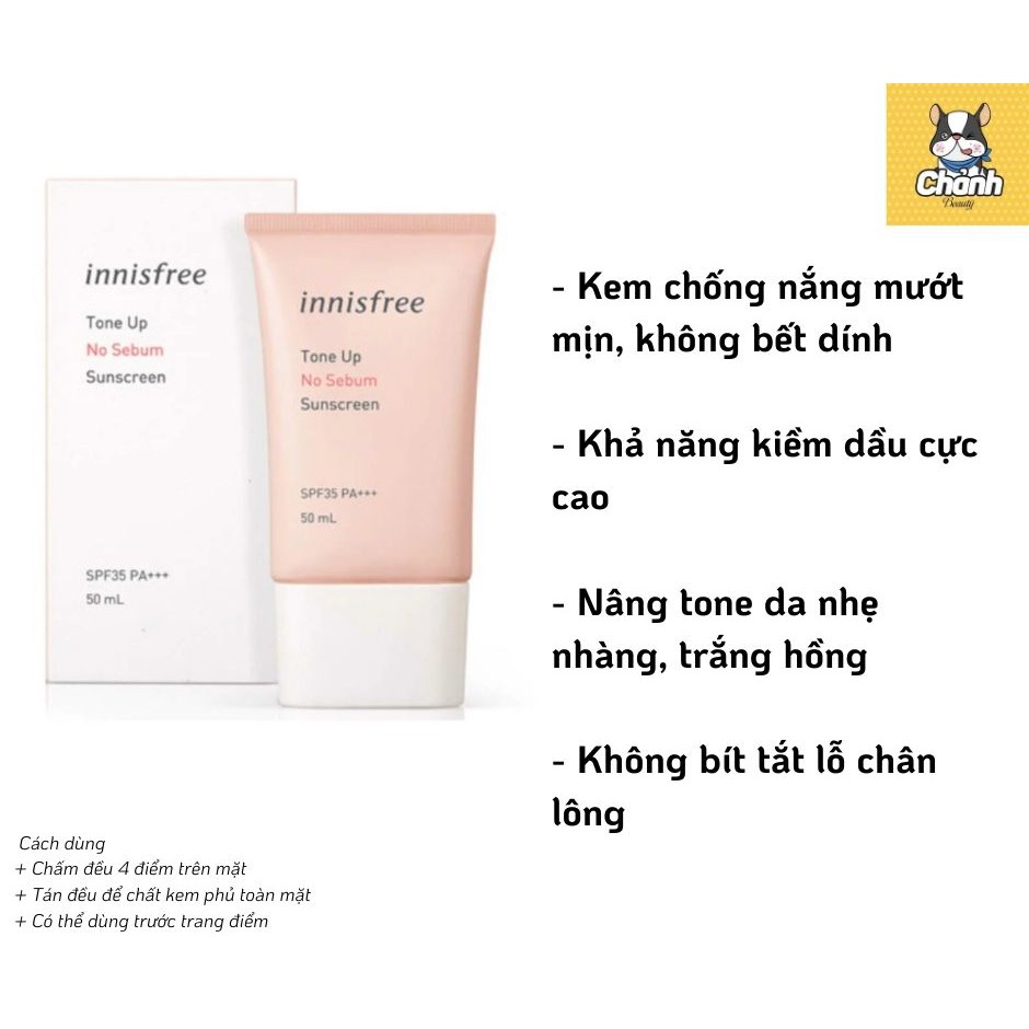 Kem chống nắng Innisfree No Sebum