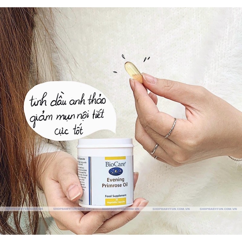 Hoa anh thảo Evening Primrose Oil Biocare 30 viên | BigBuy360 - bigbuy360.vn