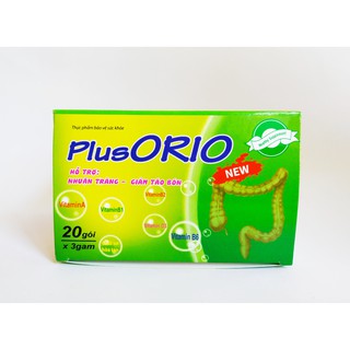 PLUS ORIO - Chuyên Đặc TriTáo Bón - Giúp Nhuận Tràng - Giảm Táo Bón (Nhuận Táo) - Tottri - Cobutri - Hộp 20 Gói