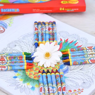 Hộp Bút Sáp Màu Doraemon Colokit