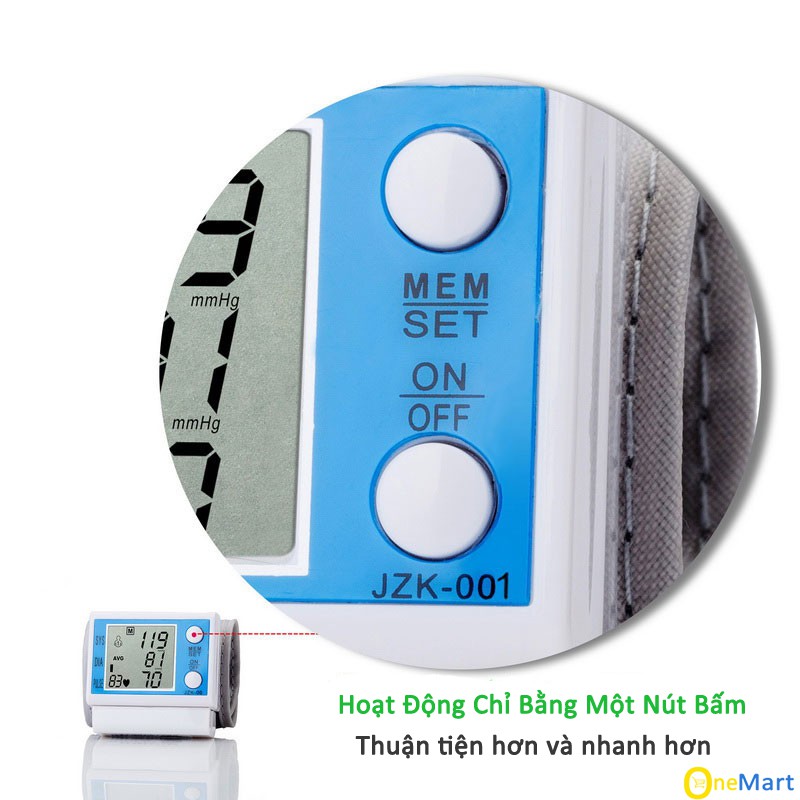 Máy đo huyết áp điện tử Jzk 001