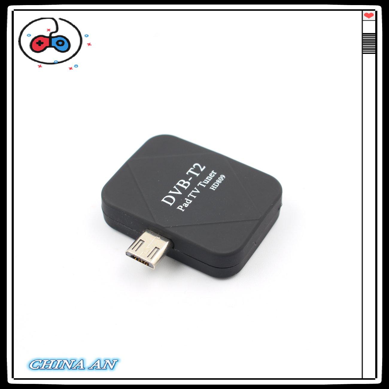 ⚡Hot sản phẩm/DVB-T2 HD TV Digital TV Receiver Micro USB Satellite Signal Tuner Support EPG