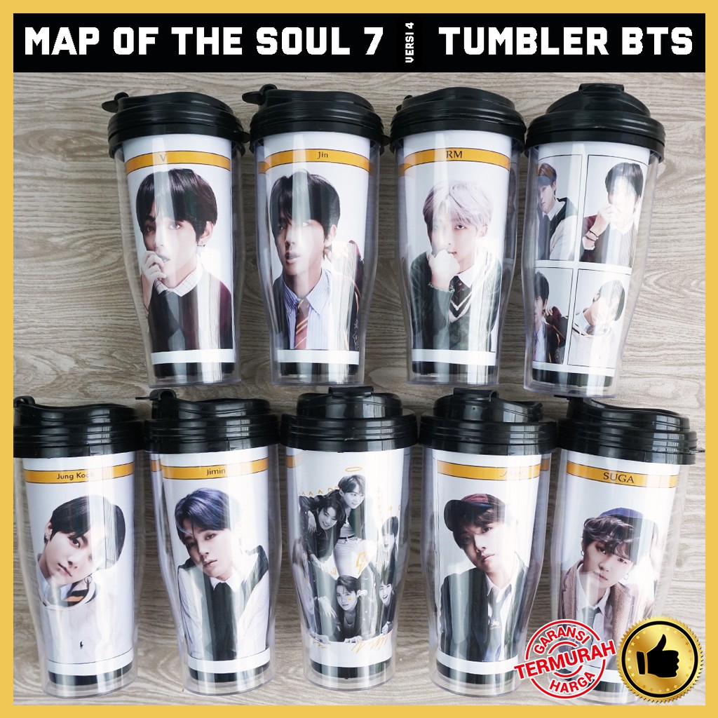 Bình Nước Hình Bts Bangtan (map Of The Soul 7 Version 4) / Merchandise Kpop / Bt21 / Bottle Bts