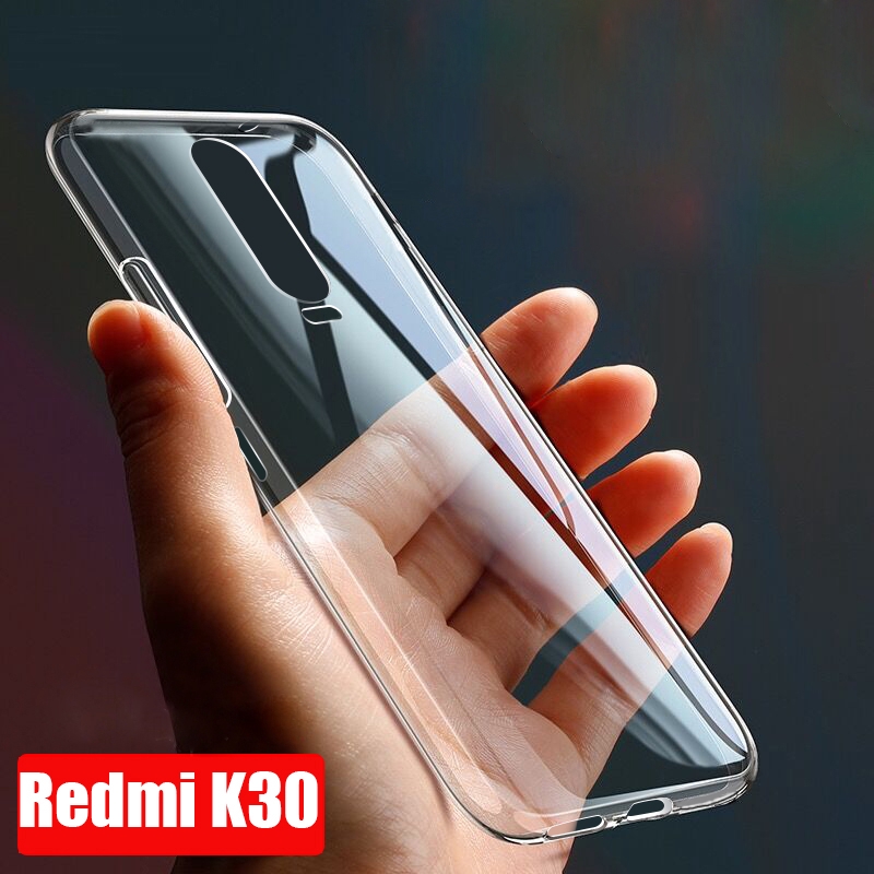 Ốp điện thoại mềm mại trong suốt phối túi khí chống rơi vỡ chống sốc dành cho Xiaomi Redmi K30