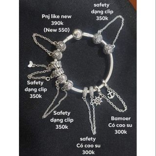 Charm bạc s925 xích an toàn
