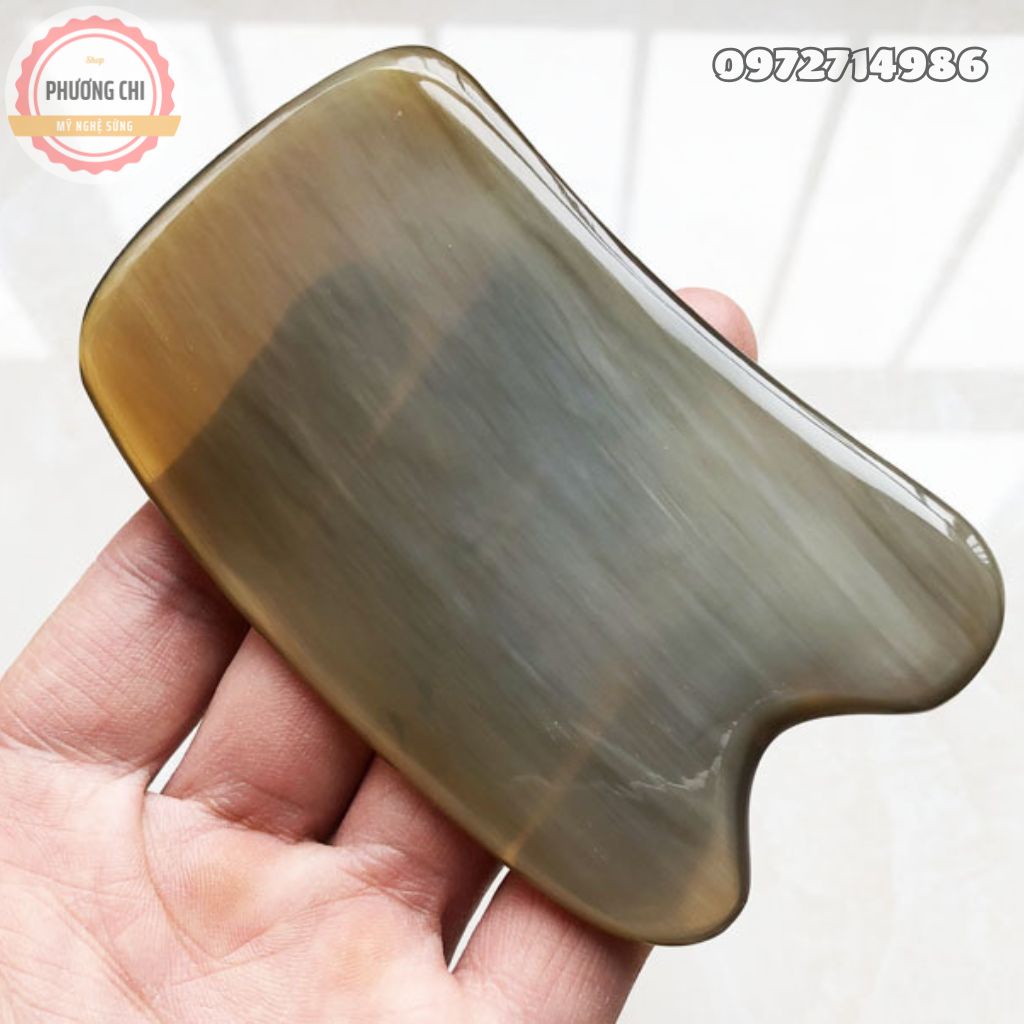 Miếng cạo gió sừng đánh gió, Giải cảm, chăm sóc da toàn thân giúp lưu thông khí huyết | Mỹ nghệ phương chi