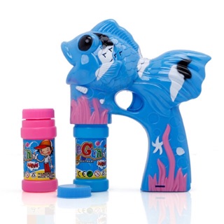 [SALE 10%] Súng bắn bong bóng có đèn và nhạc, 2 bình bóng
