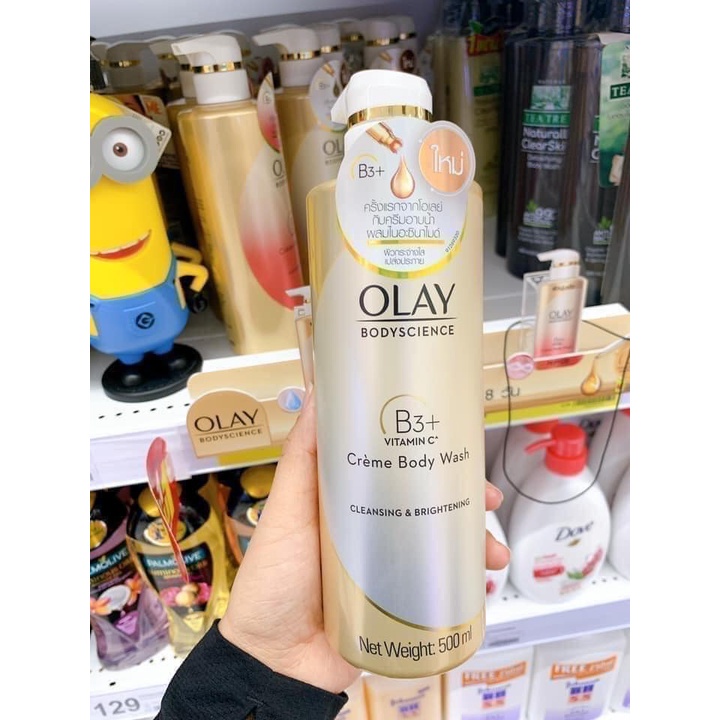 Sữa tắm OLAY B3 + Vitamin C hàng pick store Thái Lan chai 500ml