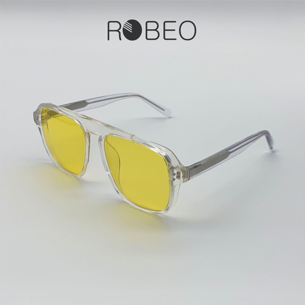 Kính râm thời trang ROBEO R0407, tròng phân cực đổi màu đi ngày và đêm - Fullbox