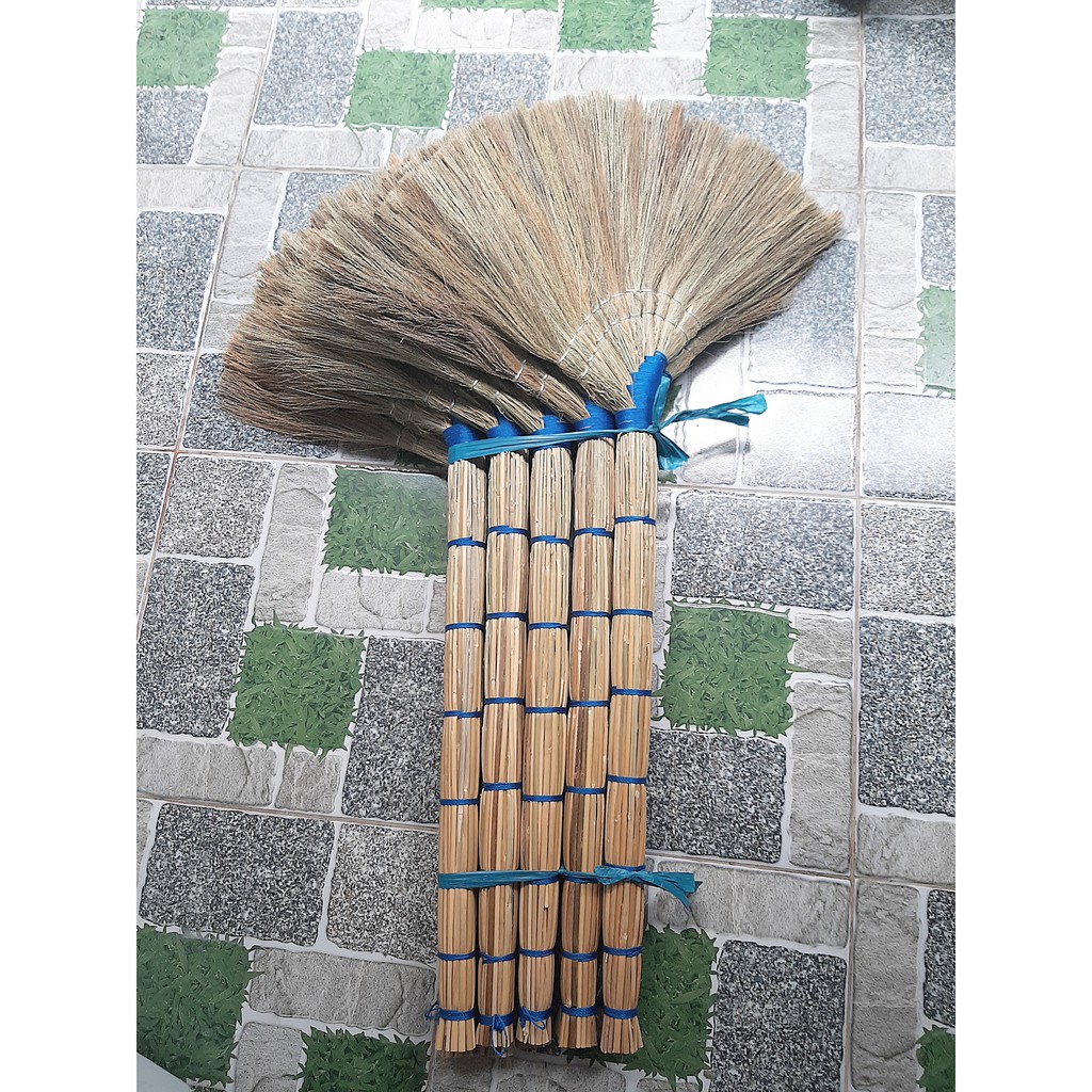 Chổi Cỏ Quét Nhà Loại Dây Cước Xanh Siêu Dày Dặn Siêu Bền