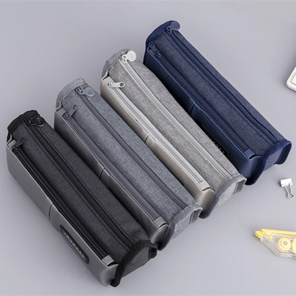 Túi Đựng Bút Bằng Vải Bạt Đơn Giản Sức Chứa Lớn