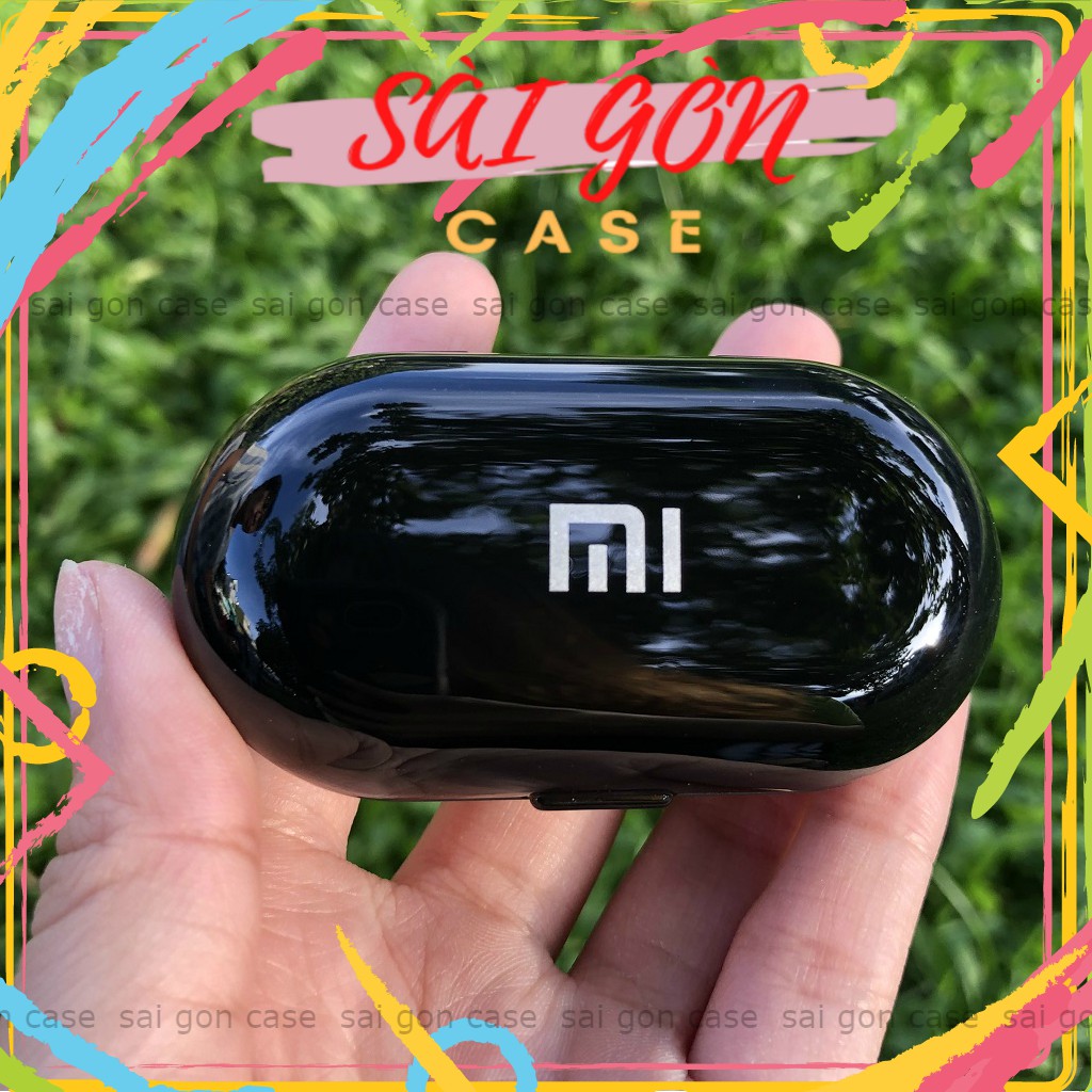 Tai Nghe Bluetooth AirDots Redmi2 Đen True Wireless Công Nghệ 5.0 Kèm Đốc Sạc ,Cảm Biến Tự Động Kết Nối