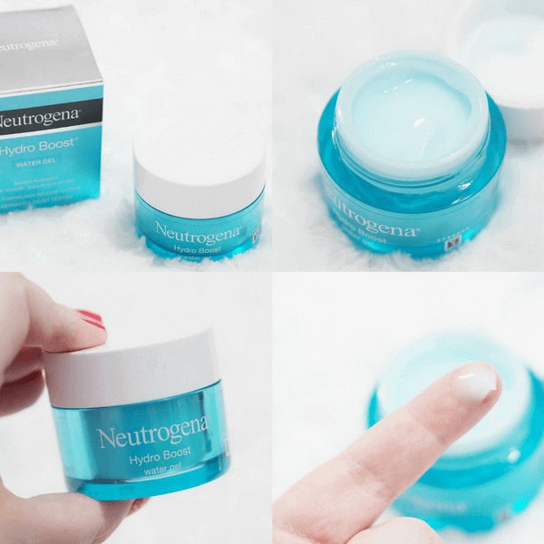 Kem Dưỡng Ẩm Trắng Da Mặt Neutrogena Aqua Gel Hydro Boost Cream 50g &amp; 15g Mini - Netrogena Water Gel Cho Da Dầu Mụn, khô