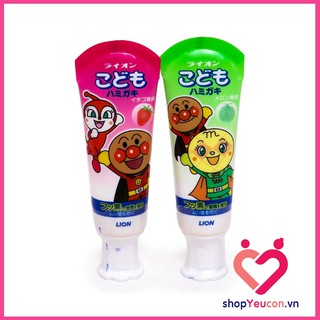 Kem Đánh Răng Nuốt Được Lion Nhật Cho Bé