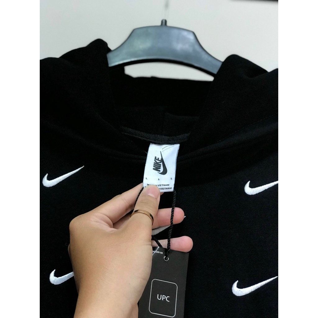 Áo Hoodie Nike Thêu Chất Nỉ Bông Dày Dặn Chuẩn Hàng likeAuthentic, Áo khoát Nike Trang Phục Thu Đông Năm 2022_ N.SHOP010