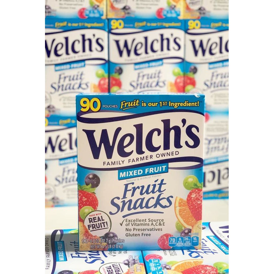 Kẹo Dẻo Trái Cây Welch's Mỹ Túi 25.5g