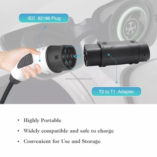 Chuyển cổng sạc Type 2 to Type 1 - Sạc nhanh xe ô tô điện Volvo, BMW