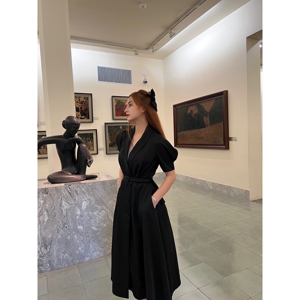 Váy dáng dài công sở Mia thiết kế