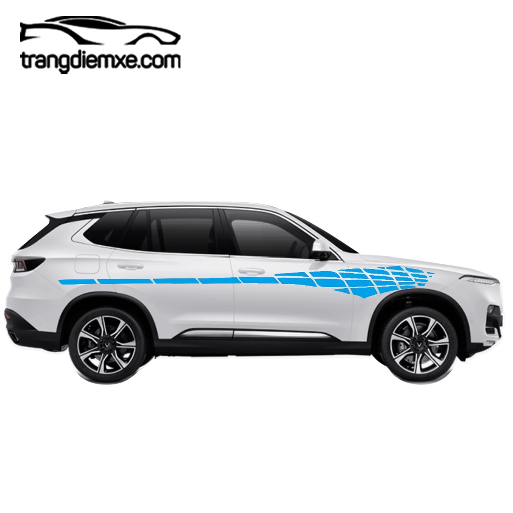 Decal Dán Xe Đua Xe Thể Thao Tem Dán Xe Siêu Cool Ngầu Trangdiemxe Y68