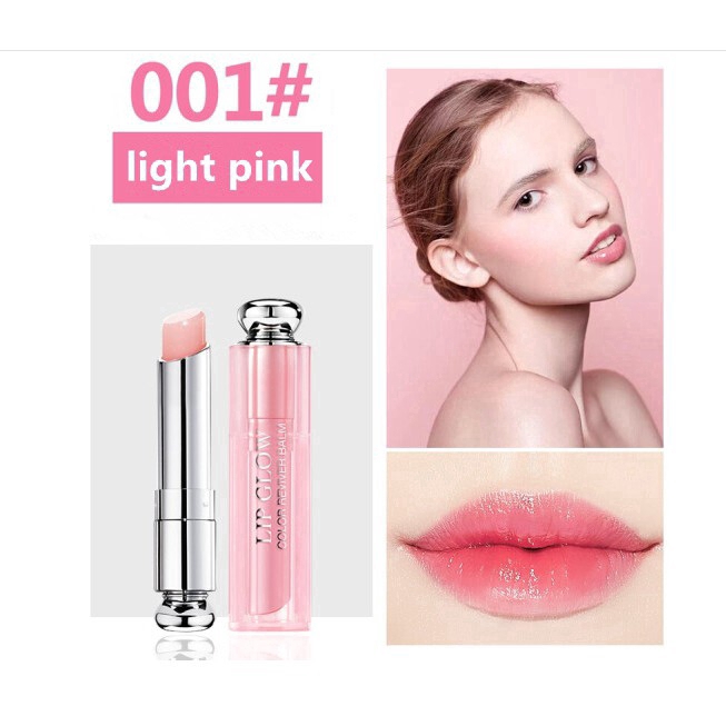 Set son dưỡng môi đổi màu Dior 001+004