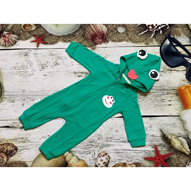 Áo liền quần thu Đông cho bé