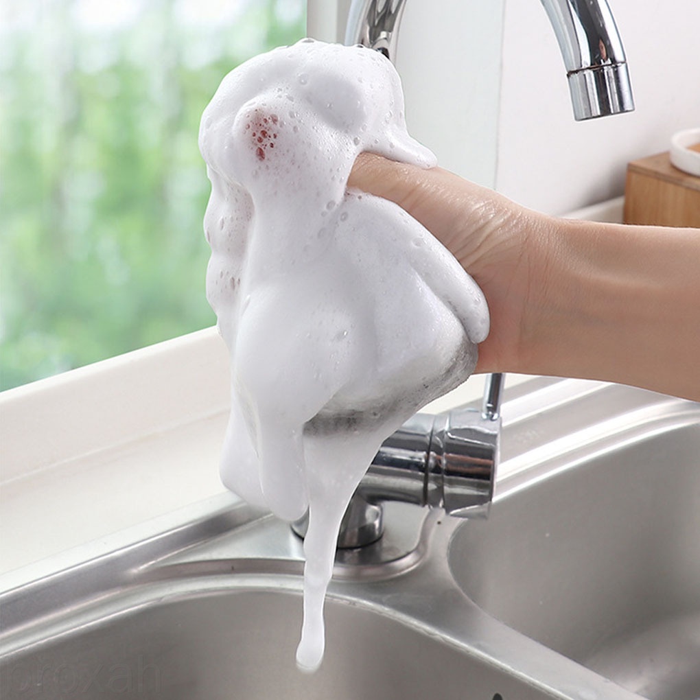 Set 5 Miếng Bọt Biển Rửa Chén Hai Mặt Chống Trầy Xước