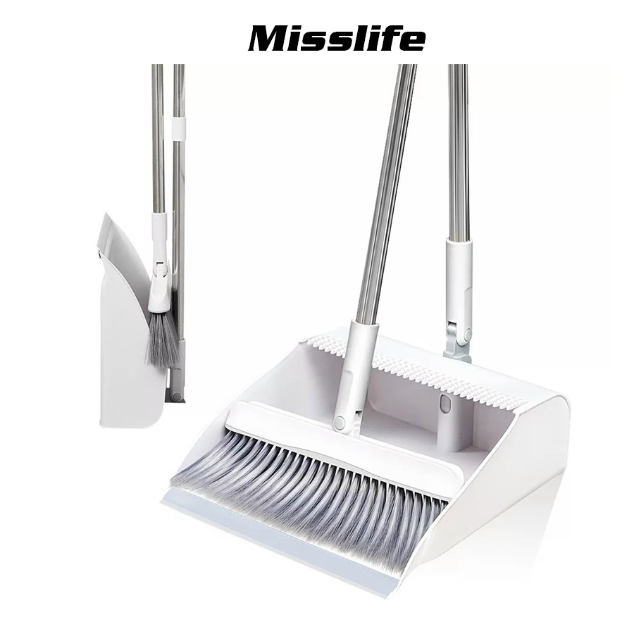 Chổi quét nhà Misslife thông minh gấp gọn có bao gồm gầu hót