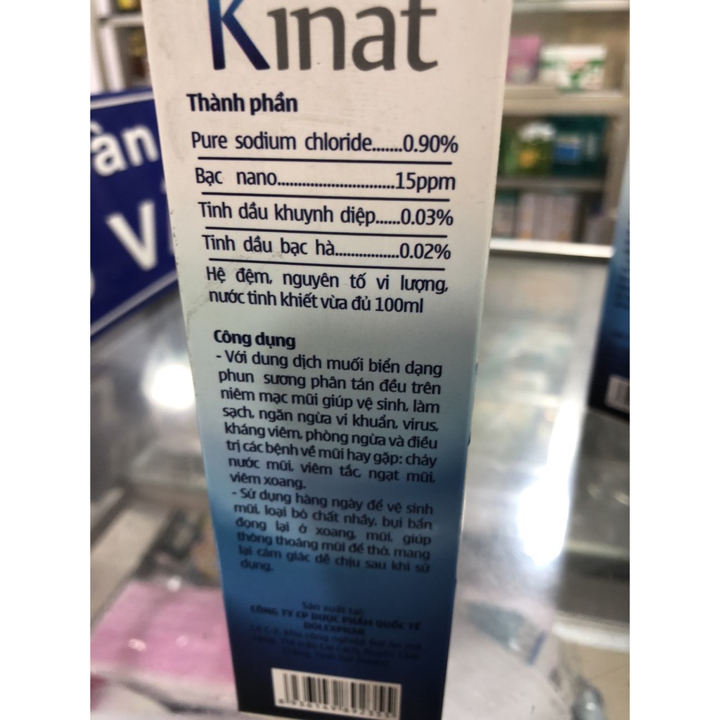 KINAT - XỊT RỬA MŨI 2 LOẠI NGƯỜI LỚN VÀ TRẺ EM