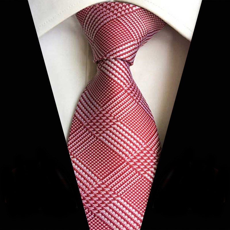 Cà Vạt Lụa 8CM Họa Tiết Sọc Thời Trang Cho Nam