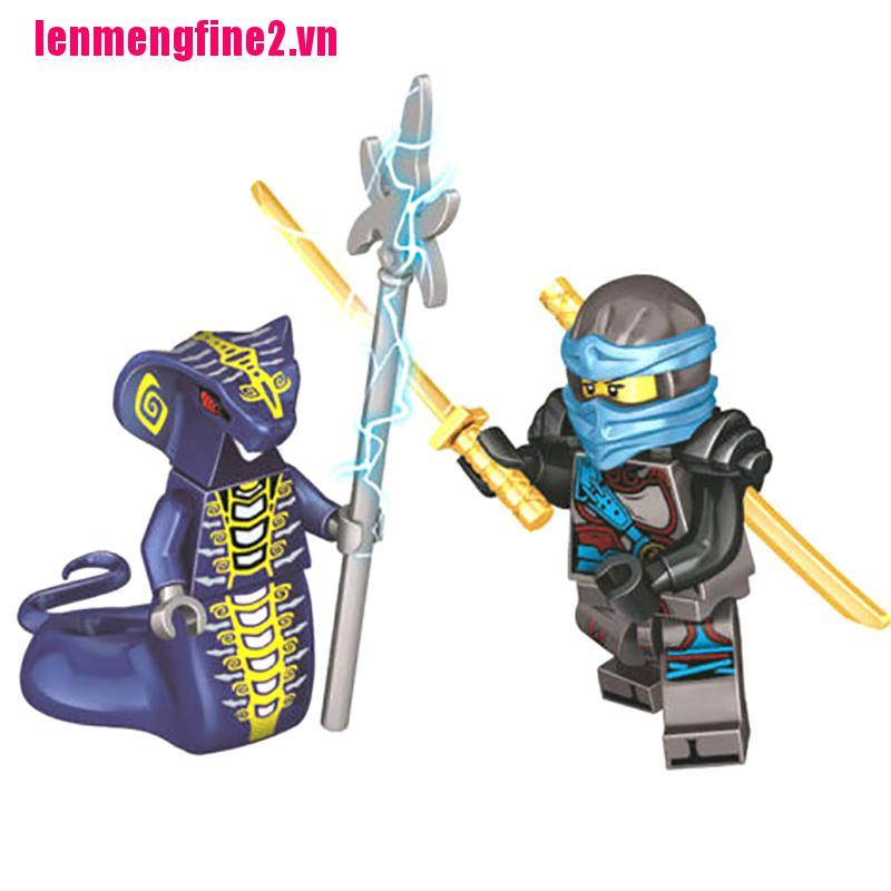 Bộ 24 Mô Hình Nhân Vật Phim Hoạt Hình Ninjago