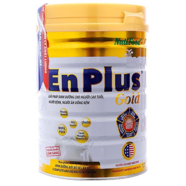 (LẺ GIÁ SỈ)SỮA ENPLUS GOLD 900GAM