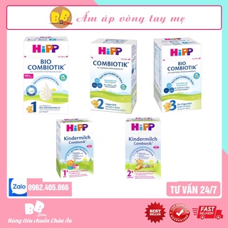 Sữa hipp combiotik nội địa đức số 1 2 3 1+ 2+ pre