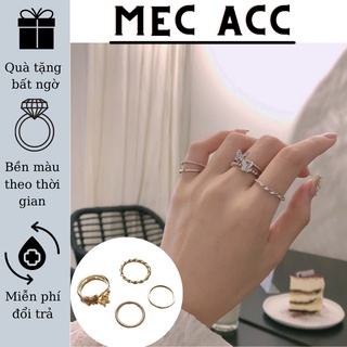 Nhẫn nữ Butterfly mạ vàng 14k phong cách Hàn Quốc cá tính sang trong đơn giản N25