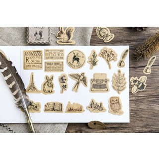 Set 45 sticker dán trang trí sổ lưu niệm